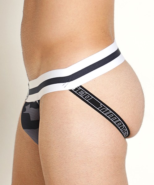 Timoteo Sport-Fit Camo Jockstrap Black