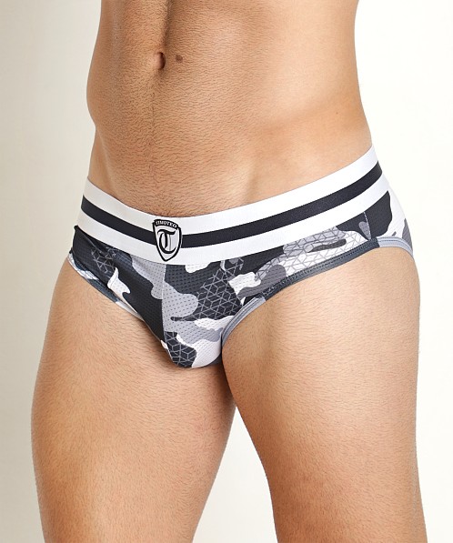 Timoteo Sport-Fit Camo Brief Black