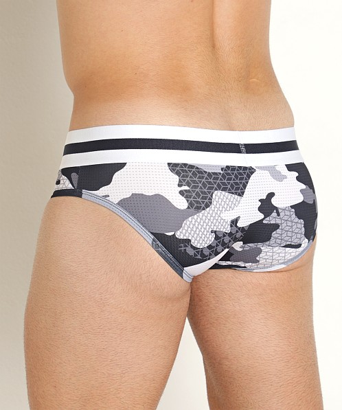 Timoteo Sport-Fit Camo Brief Black