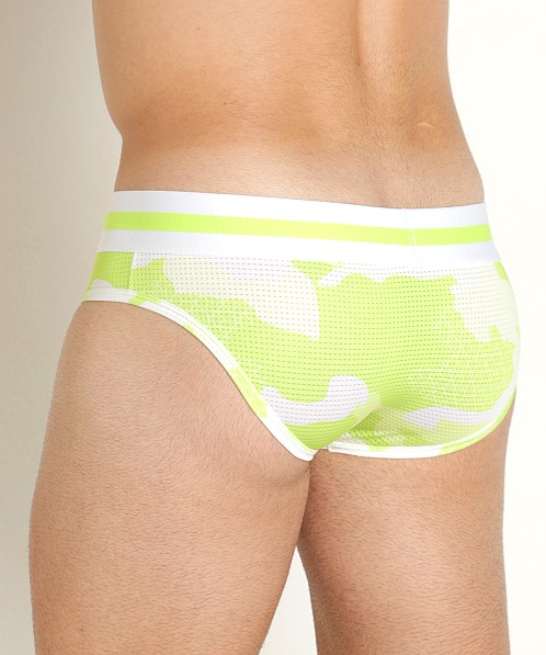 Timoteo Sport-Fit Camo Brief Green