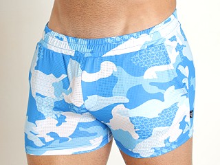 Complete the look: Timoteo Sport-Fit Camo Short Blue