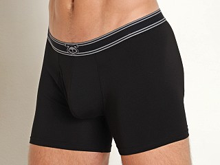 Model in black/grey Nasty Pig Core Boxer Brief