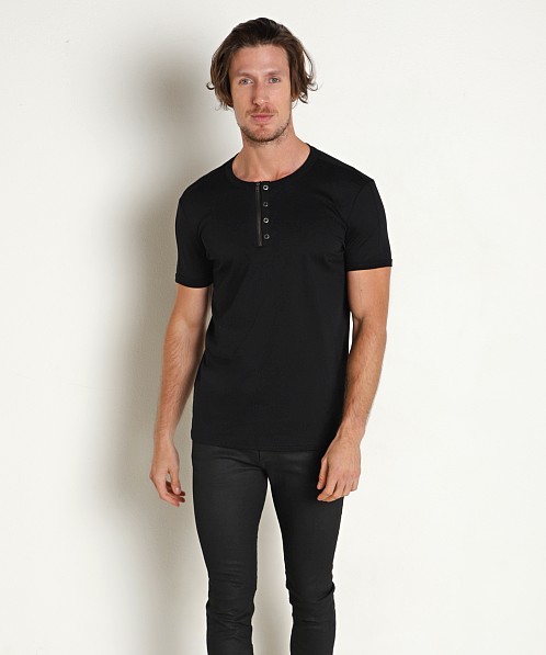 Nasty Pig Axle Henley Shirt Black