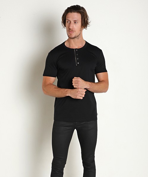 Nasty Pig Axle Henley Shirt Black