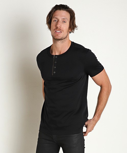 Nasty Pig Axle Henley Shirt Black