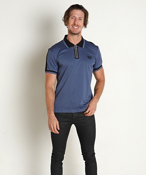 Nasty Pig Axle Polo Shirt Denim Blue/Black