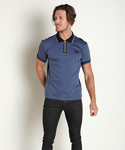 Nasty Pig Axle Polo Shirt Denim Blue/Black