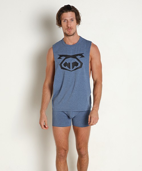 Nasty Pig Brandmark Shredder Tank Top Denim Heather Blue