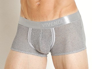 Model in grey Modus Vivendi Host Mesh Boxer