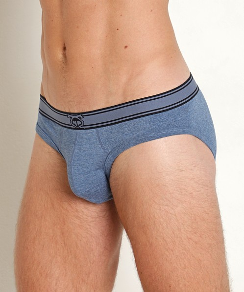 Nasty Pig Core Bikini Brief Denim Heather Blue