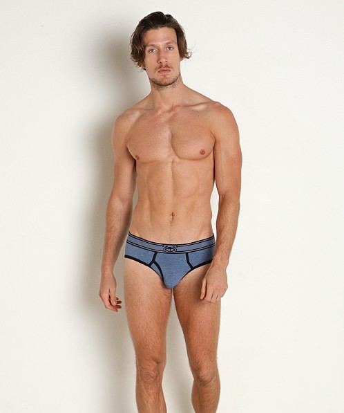 Nasty Pig Core Classic Brief Denim Heather Blue