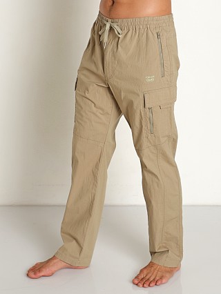 Model in khaki Nasty Pig Endeavor Pant