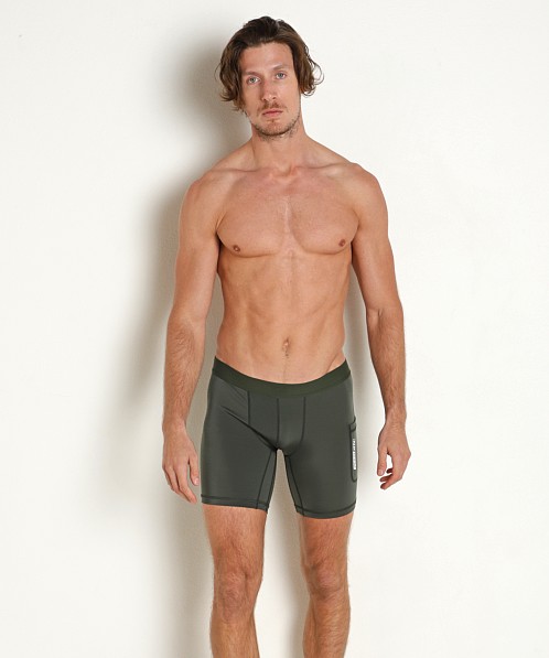 Nasty Pig Grind Compression Short Army Green