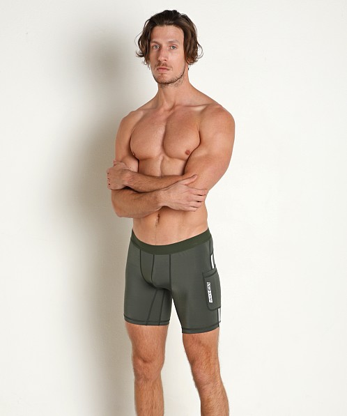 Nasty Pig Grind Compression Short Army Green