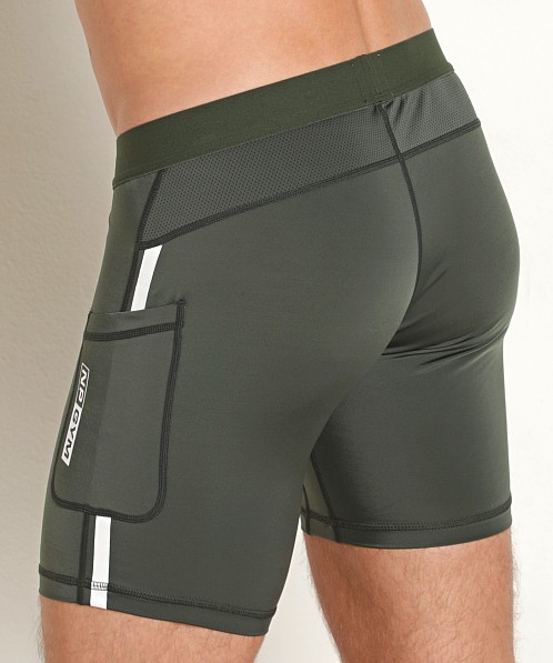 Nasty Pig Grind Compression Short Army Green