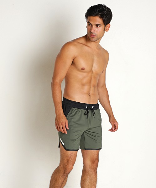 Nasty Pig Grind Rugby Short Army Green