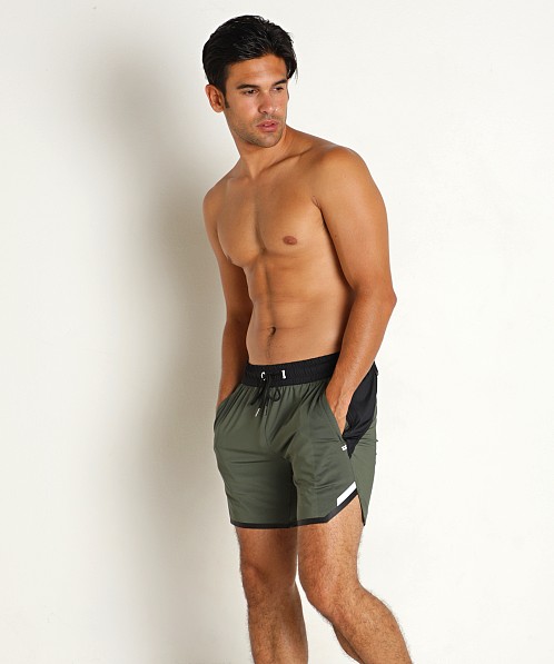 Nasty Pig Grind Rugby Short Army Green