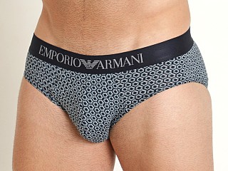 Model in hexagon Emporio Armani Classic Pattern Mix Brief