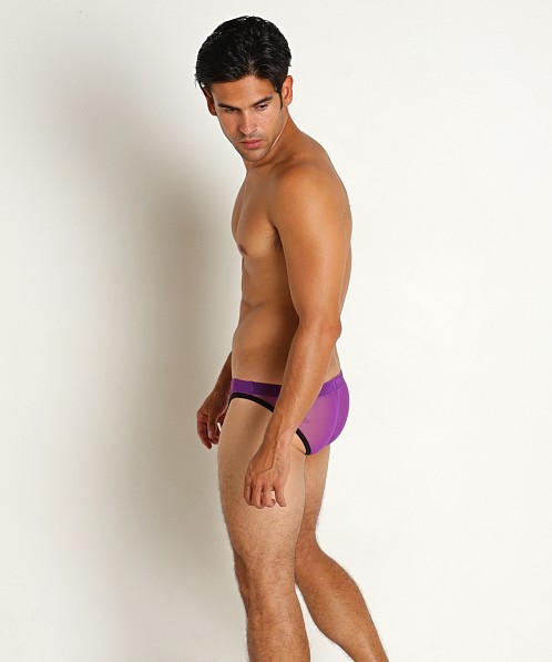 Go Softwear Hard Core Frisky Mesh Bikini Brief Purple/Black