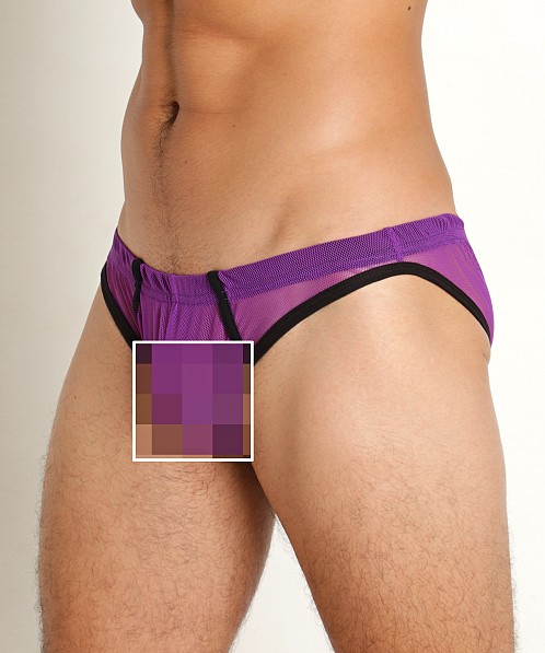 Go Softwear Hard Core Frisky Mesh Bikini Brief Purple/Black