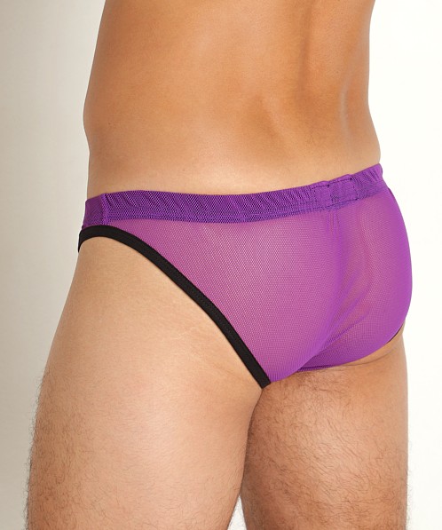 Go Softwear Hard Core Frisky Mesh Bikini Brief Purple/Black