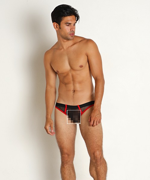 Go Softwear Hard Core Frisky Mesh Bikini Brief Black/Red