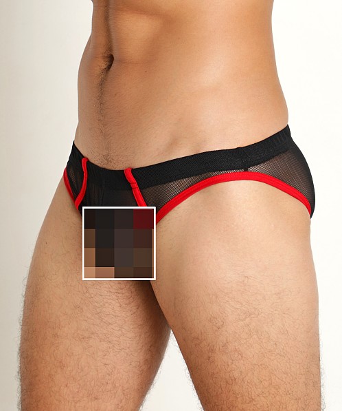 Go Softwear Hard Core Frisky Mesh Bikini Brief Black/Red