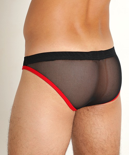 Go Softwear Hard Core Frisky Mesh Bikini Brief Black/Red