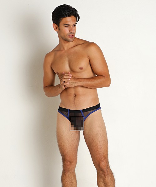 Go Softwear Hard Core Frisky Mesh Bikini Brief Black/Royal