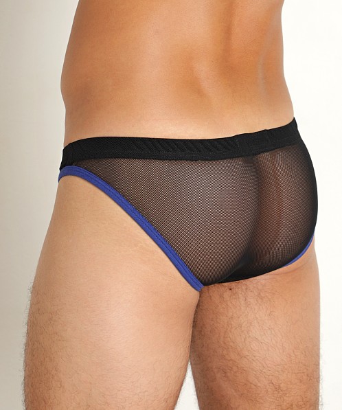 Go Softwear Hard Core Frisky Mesh Bikini Brief Black/Royal