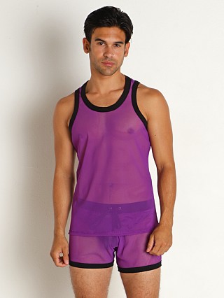 Complete the look: Go Softwear Hard Core Frisky Mesh Tank Top Purple/Black