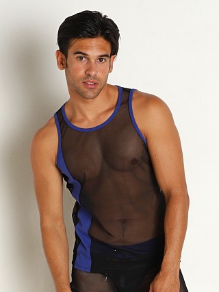 You may also like: Go Softwear Hard Core Frisky Mesh Side Stripe Tank Top Black/Roy