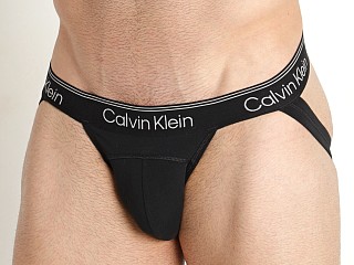 Model in black Calvin Klein Athletic Active Jockstrap