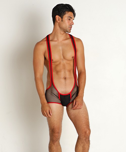 Go Softwear Hard Core Frisky Mesh Thrust Singlet Black/Red