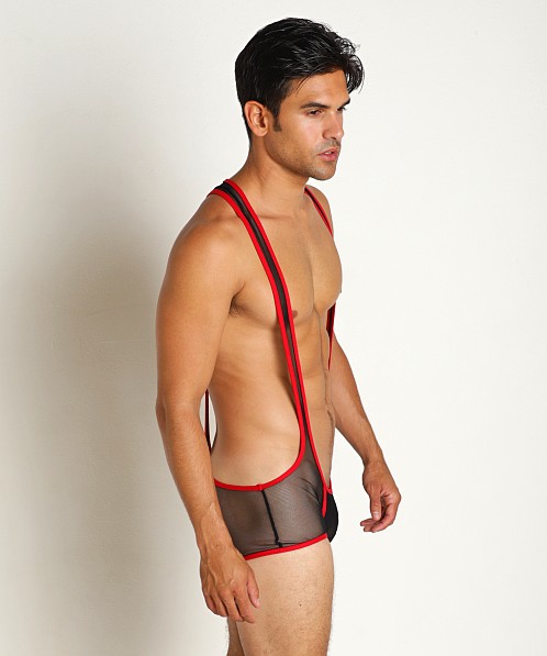 Go Softwear Hard Core Frisky Mesh Thrust Singlet Black/Red