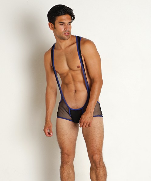 Go Softwear Hard Core Frisky Mesh Thrust Singlet Black/Royal