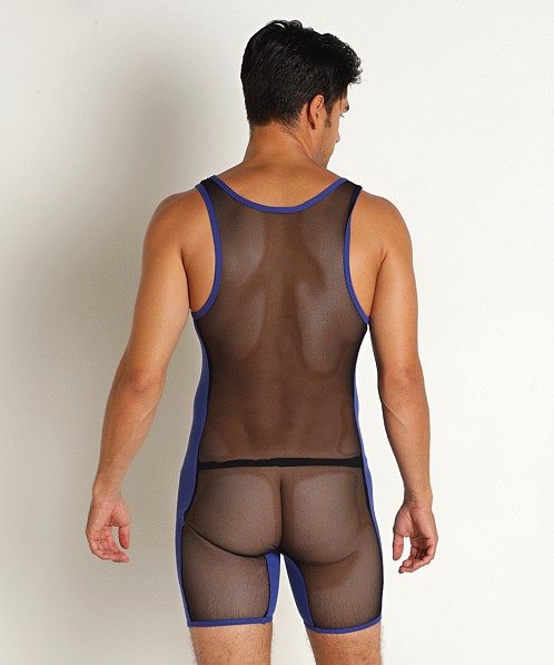 Go Softwear Hard Core Frisky Mesh Singlet Black/Royal