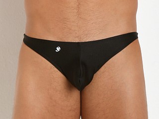 Model in black Joe Snyder MaxiBulge C-Ring Bikini