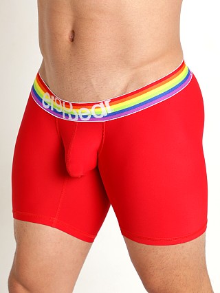 Model in pride/red Ergowear MAX XV Midcut