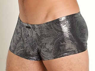 Model in black/silver Manstore Nightclub Sparkling Micro Trunk