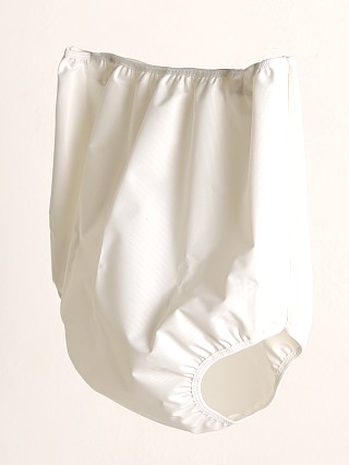 Model in white AT Surgical Incontinence Pull On Pants