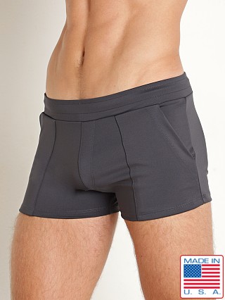 Model in graphite LASC 2" Sport Shorts