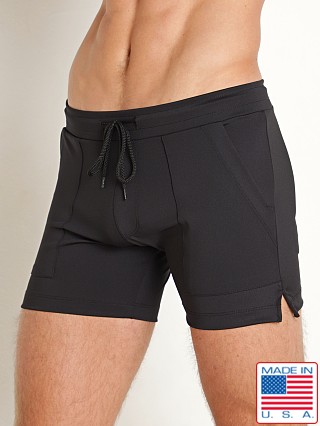 Model in black LASC 5" Sport Shorts