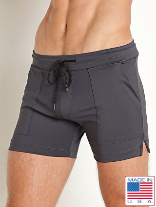 Model in graphite LASC 5" Sport Shorts