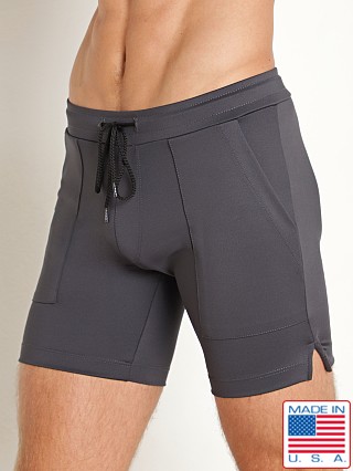 Model in graphite LASC 7" Sport Shorts