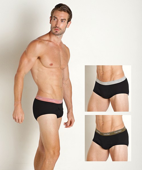 Calvin Klein Cotton Classics Brief 3-Pack Black Multi