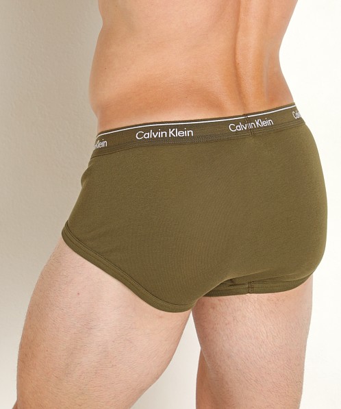 Calvin Klein Cotton Classics Brief 3-Pack Olive/Rose/Grey