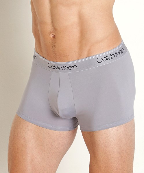 Calvin Klein Micro Stretch Low Rise Trunk 3-Pack Olive/Grey/Blue