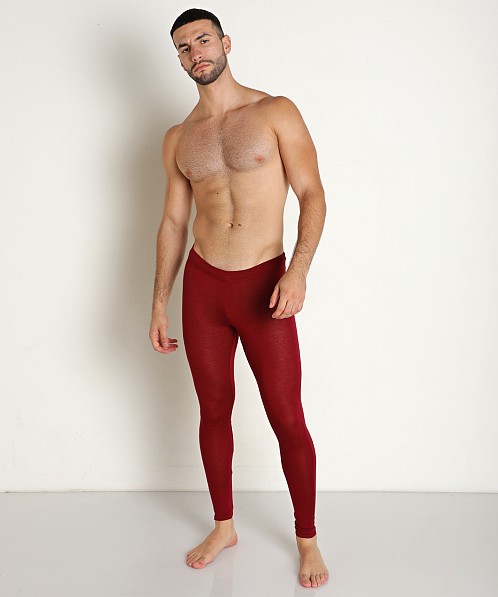 Mckillop Sleek Whisper Leggings Maroon