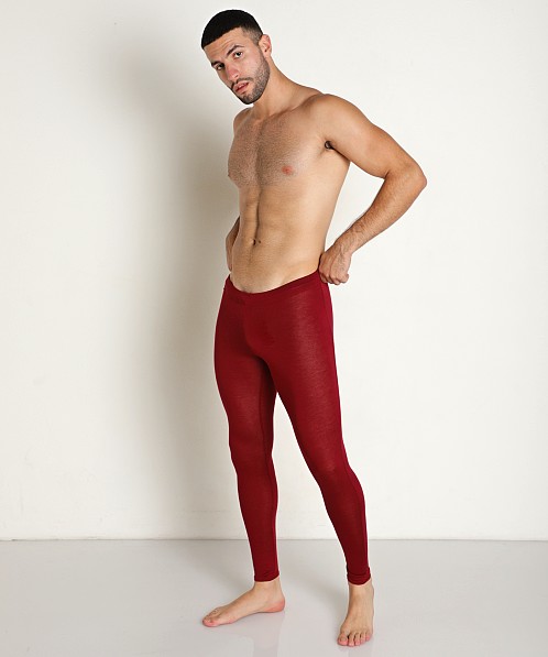 Mckillop Sleek Whisper Leggings Maroon